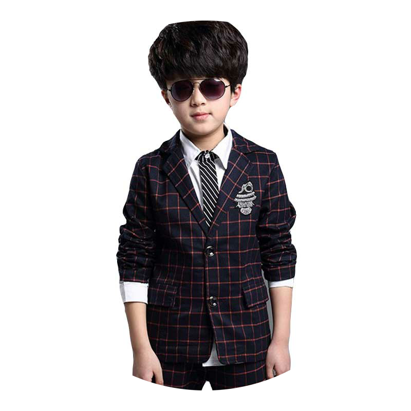 儿童西装套装男 三件套9-10岁大额优惠券