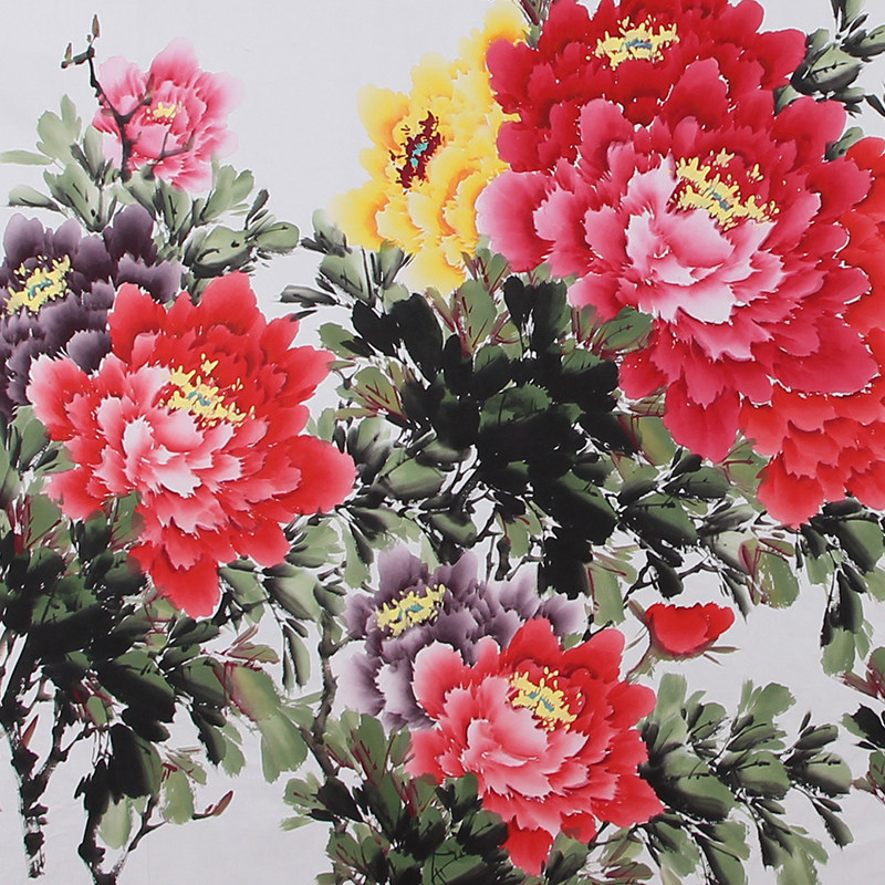 【即刻拍】张浪伯《富贵吉祥》专业牡丹画家