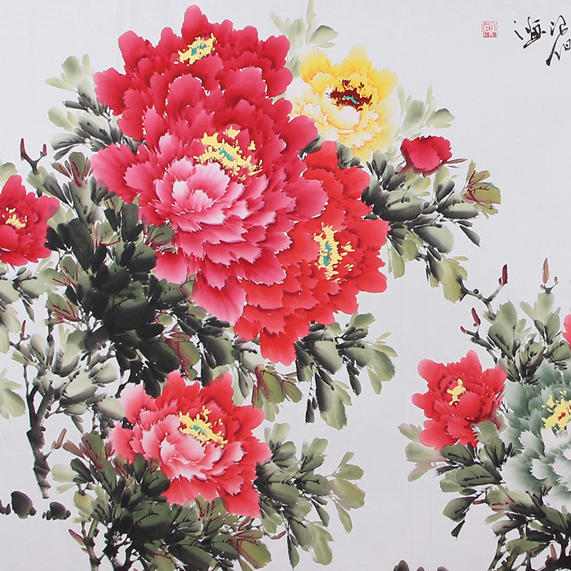 张浪伯《花开富贵》专业牡丹画家