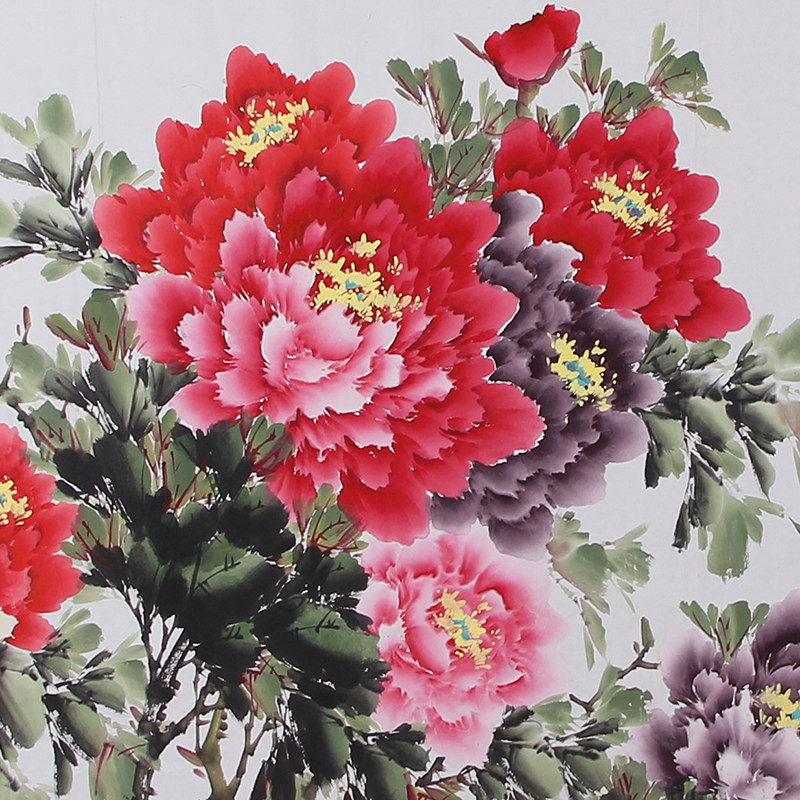 【即刻拍】张浪伯《富贵吉祥》专业牡丹画家