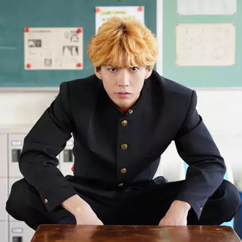 我是大哥大三桥贵志伊藤真司cos服同款制服道具男学生衣服日式