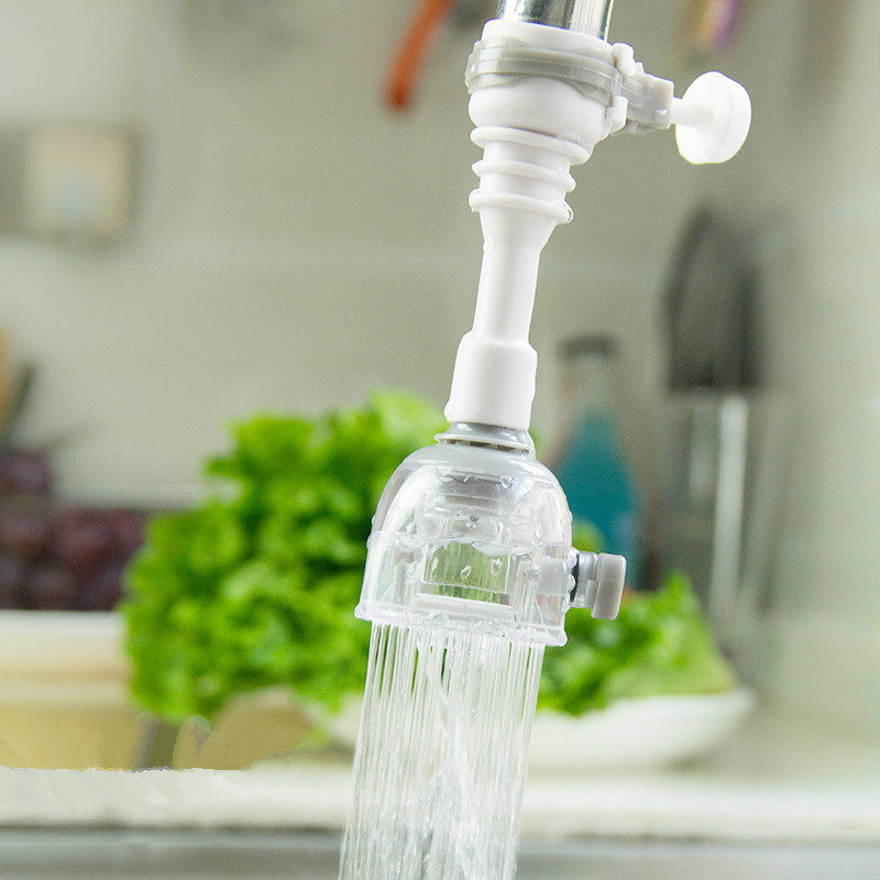 厨房家用花洒过滤器加长延伸器卫生间防溅头水龙头嘴节水器起泡器