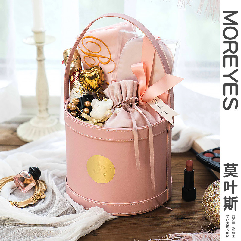 moreyes姐妹团伴手礼女伴娘礼品盒结婚回礼喜糖包装盒ins网红高档