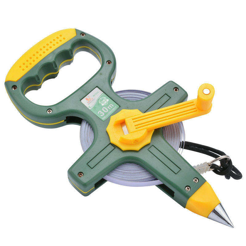 wynns威力狮30米 50米100米手提架式钢卷尺 插尺 拉尺 钢尺架尺