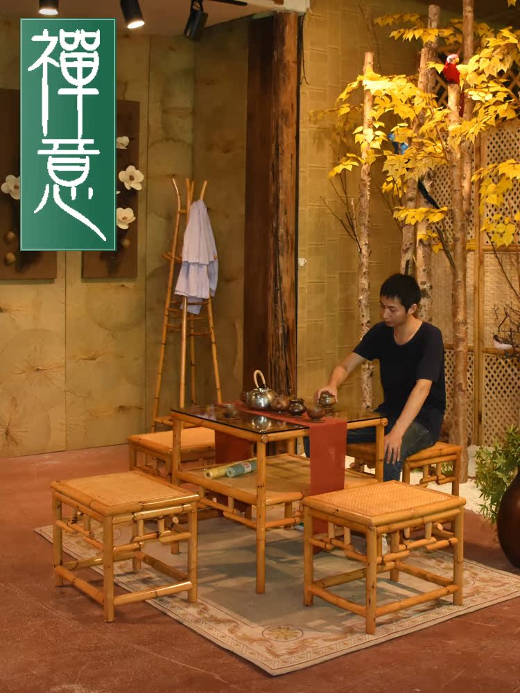 藤夫阳台桌椅家具组合五件套印尼藤条庭院桌椅藤木椅茶楼休闲椅|ruв категории жилой мебели, открытый/двор мебели, столы и стулья suite - от Buy2taobao.com для оказания профессиональной услуги покупки агента Taobao