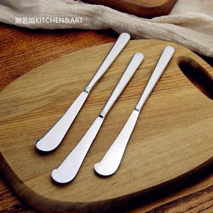 出口意大利 不锈钢牛油刀西餐黄油刀奶油刀沙拉酱花生酱抹刀精致