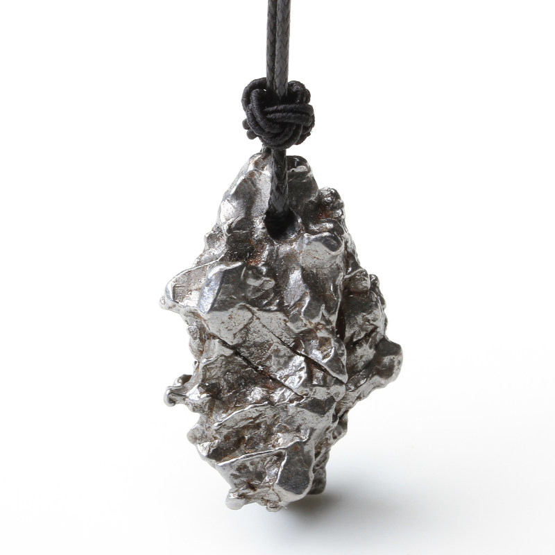 一物一图 天然铁陨石原石吊坠 情侣时尚饰品项链 cpys49
