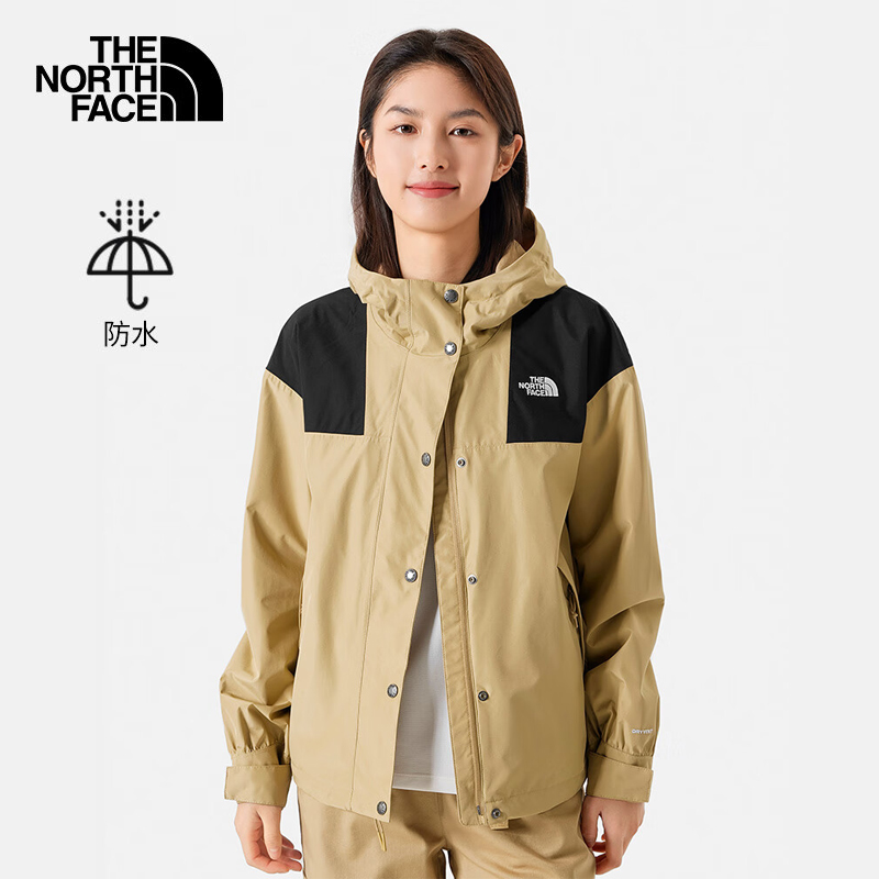 TheNorthFace北面单层冲锋衣女春秋新款户外防水透气夹克外套7QSI