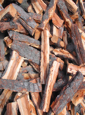 户外露营野炊用枣木苹果木烧火柴果木柴材柴火木头烤鸭烤肉烤披萨