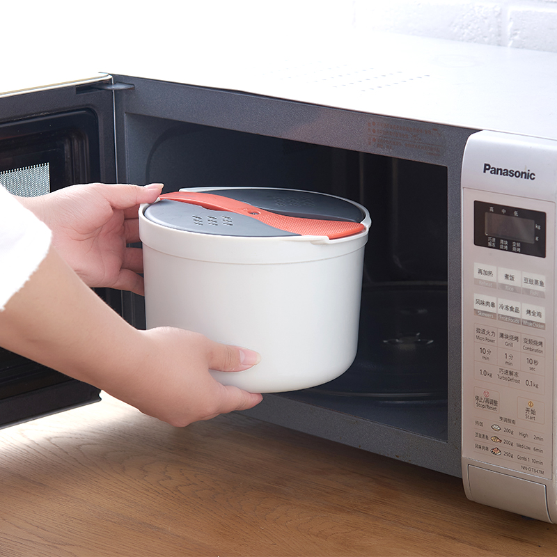 微波炉蒸饭煲双层煮饭器专用容器皿加热饭盒蒸米饭宝家用厨房用品在类目 厨房/烹饪用具, 厨用小工具/厨房储物, 厨房电器配套用品, 微波炉专用盒中 - 来自Buy2taobao.com提供专业的淘宝代购服务