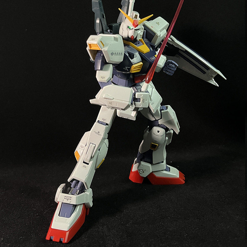 现货成品万代mg 1/100 mk-Ⅱ 高达mk-2 马克兔2.0 素组泰坦斯