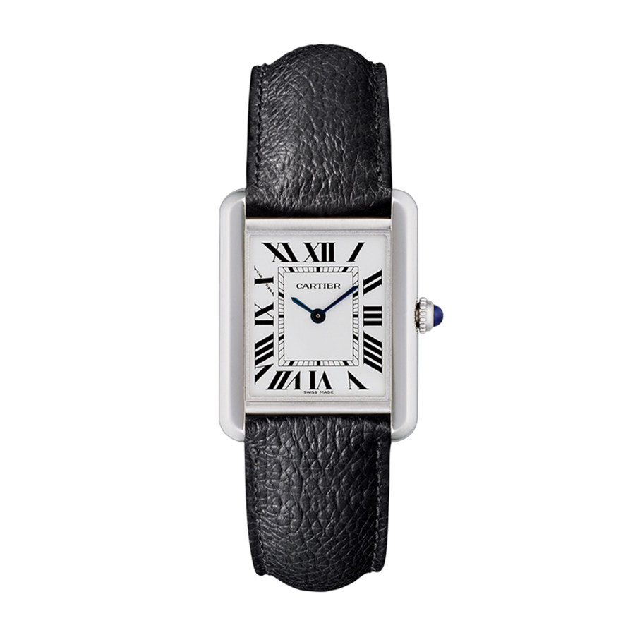 【未使用】[9.9新]卡地亚cartier女士石英腕表tank系列