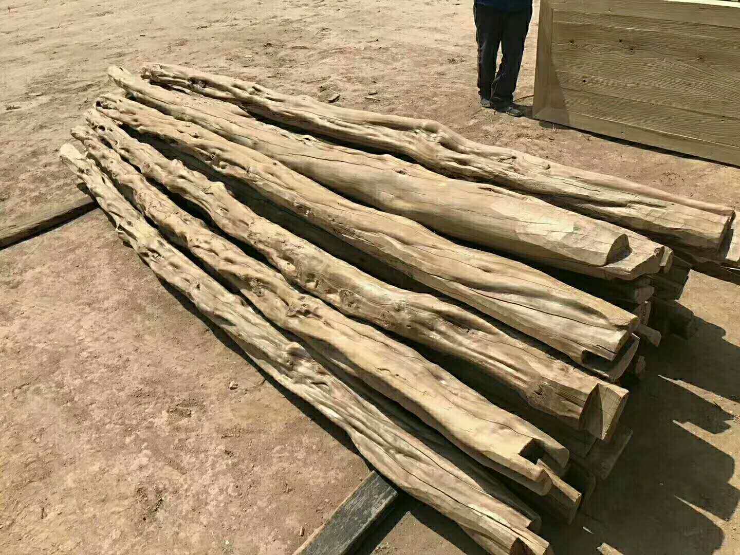 老柏木凛条原生态老柏木老柏木柱子摆设装饰用品沧桑木老木头原木
