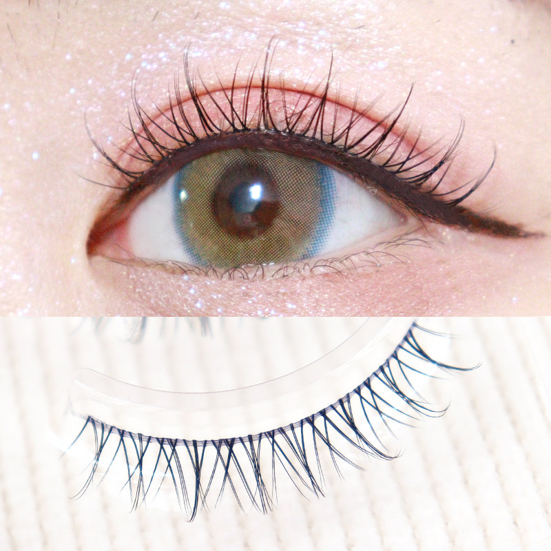 雪里奈假睫毛女自然仿真扁梗728