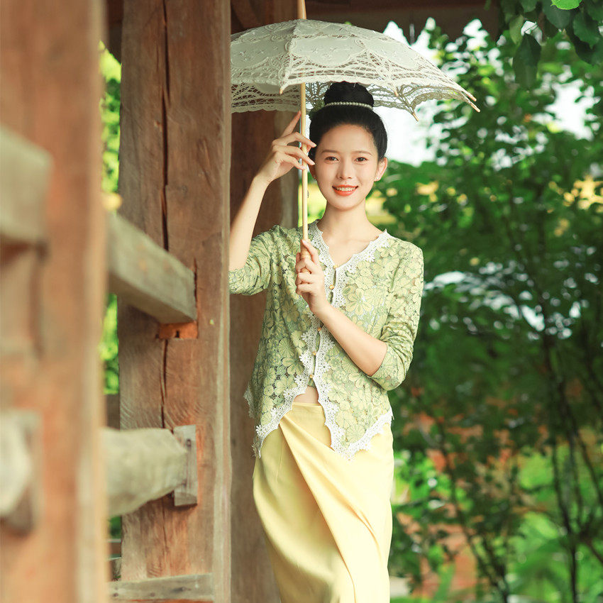 西景傣服饰的优惠券大全—小娘惹服装 月娘同款西双版纳傣族服装 泰国