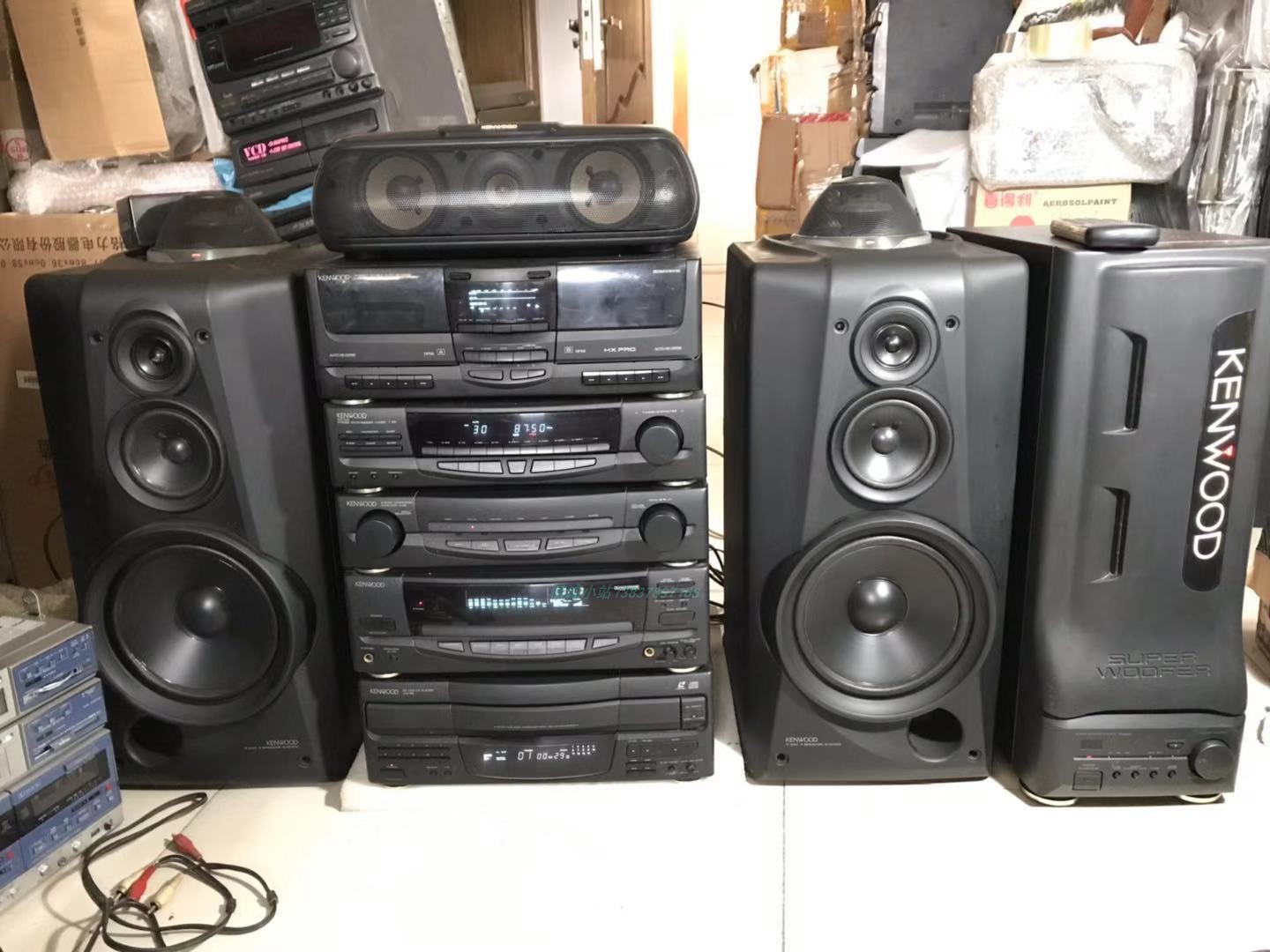 kenwood音响_二手原装进口建伍a68(969)组合音响,经典机型,功能全好