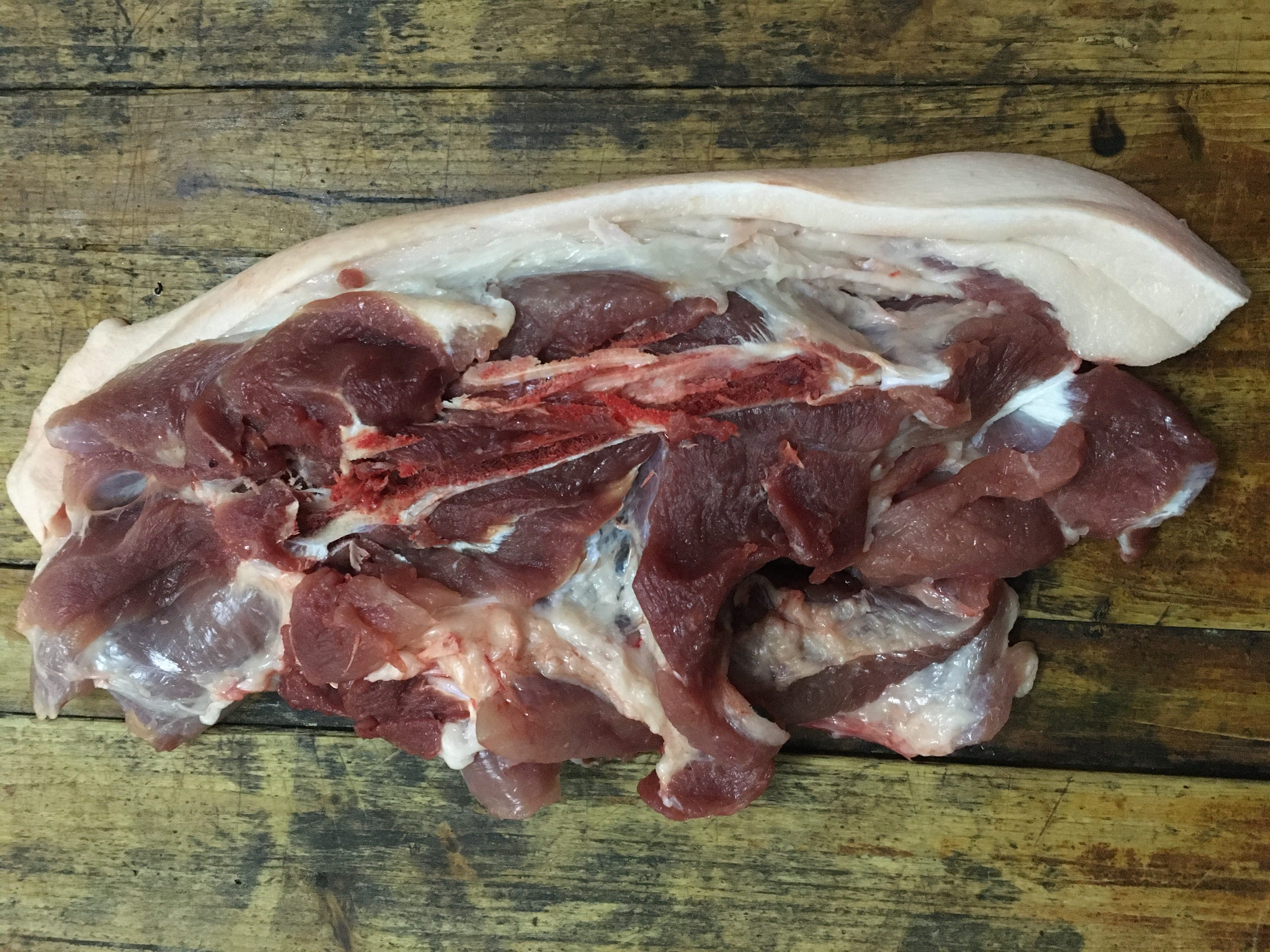 紫金农家乡下土猪前朝 前上肉 前腿肉八刀汤薄皮瘦肉 1斤真空速递