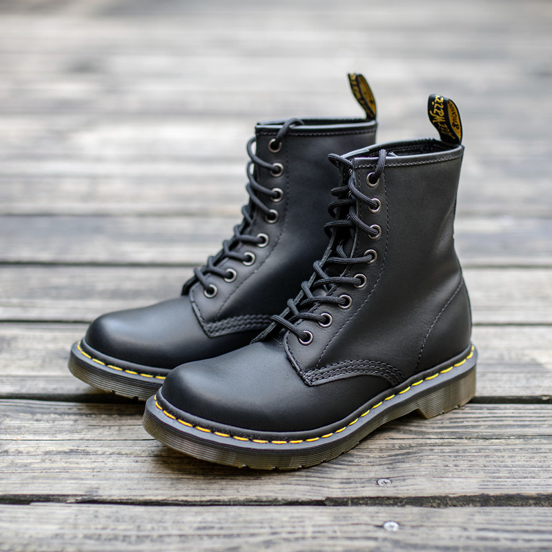 martens 1460经典8孔真皮纳帕软皮马丁靴男女靴nappa