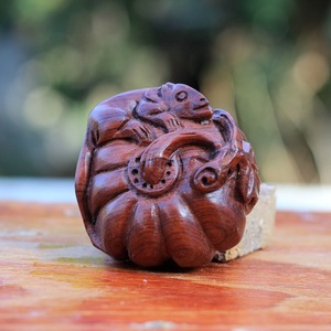 木雕老鼠手把件价格