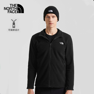 TheNorthFace北面抓绒衣男户外休闲舒适保暖可内胆外套4U86