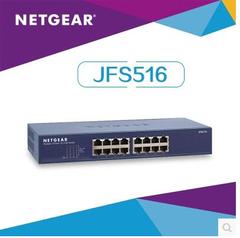 全新 Netgear/网件 JFS516 16口全百兆交机架式换机