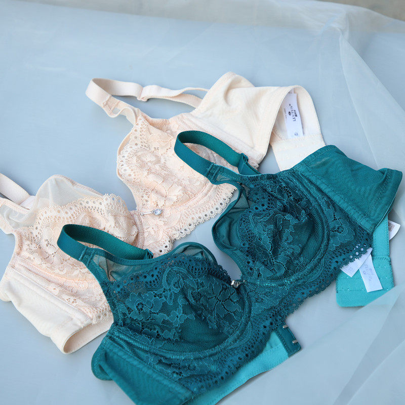 超溥内衣_夏季无海绵调整型文胸超溥内衣女大胸显小超薄性感聚拢上托