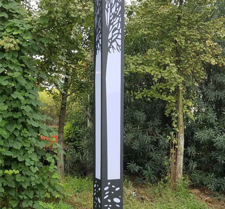 led景观灯柱灯方形庭院灯室外3米防水方灯绿化园林超亮路灯防雨