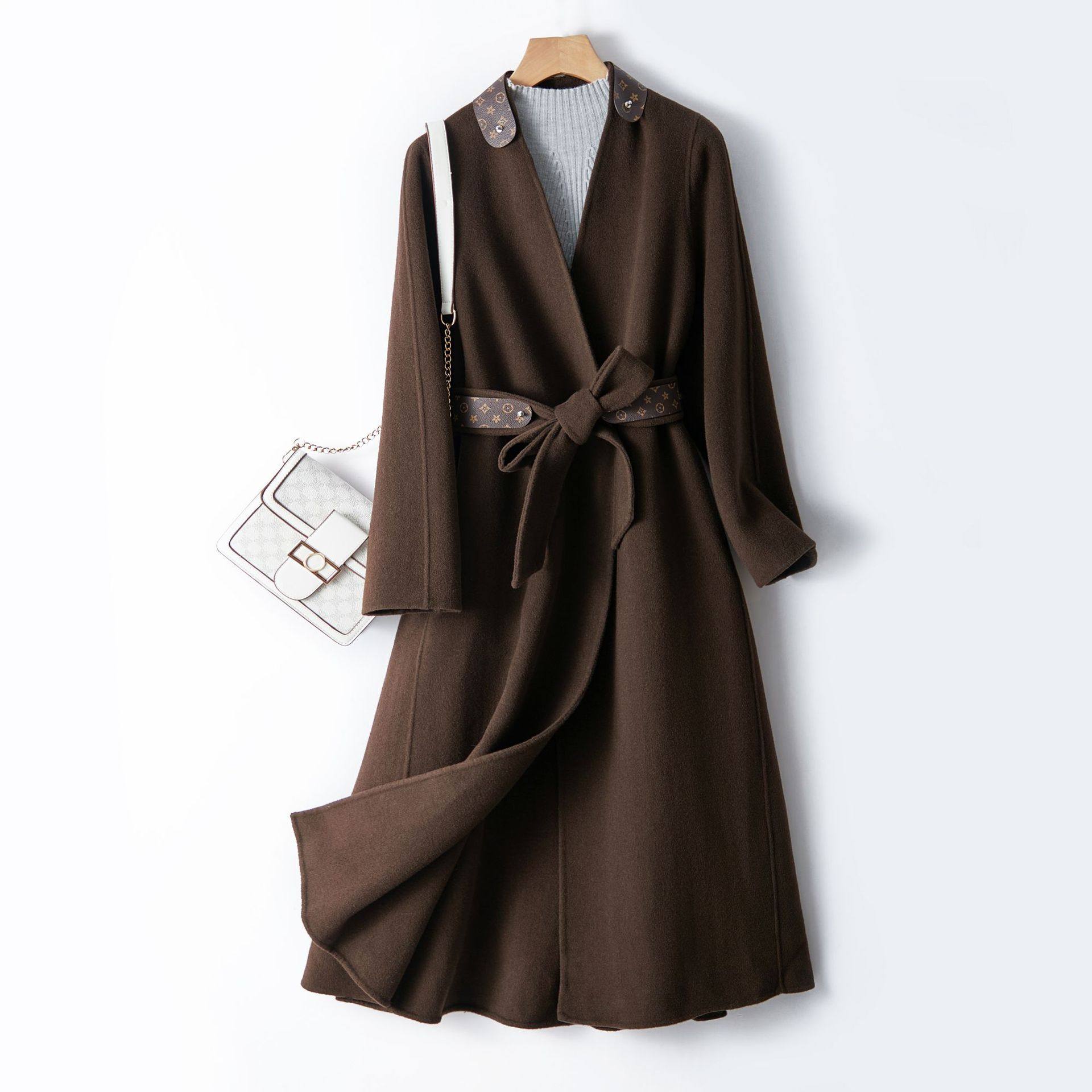 呢子大衣女士欧美