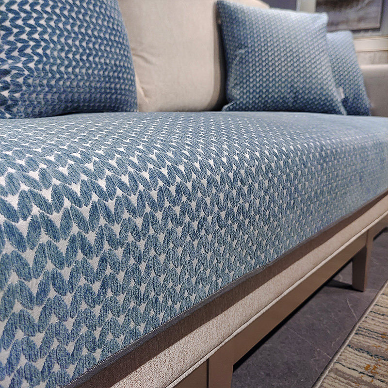 沙发垫高级感轻奢现代高端四季通用新款防滑雪尼尔美式坐垫靠背巾