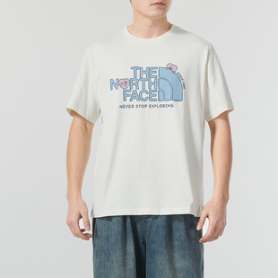 The North Face北面男女短袖T恤2024春新款户外运动服休闲衣88FX