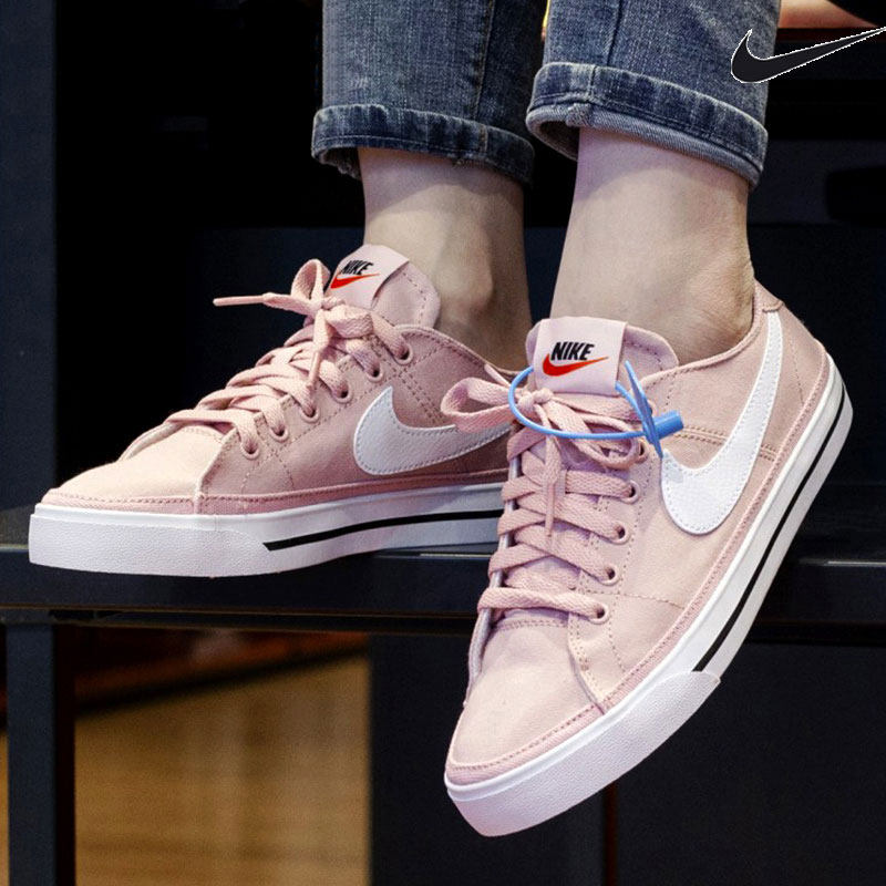 nike耐克粉色女鞋夏季新款运动鞋court低帮板鞋休闲鞋cz0294-601
