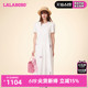 LALABOBO24夏季新款简约软糖兔甜美可爱短袖连衣裙女|LBDB-WLZY21