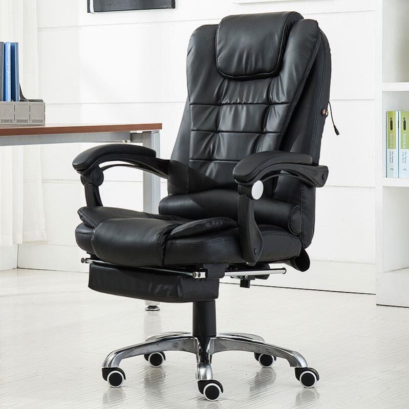 椅子舒适职员电脑椅网红主播直播椅单人黑色办公椅卧室老板椅沙发