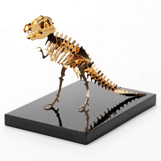 日本制 金属 黄金加工 恐龙拼装 模型 【霸王龙】