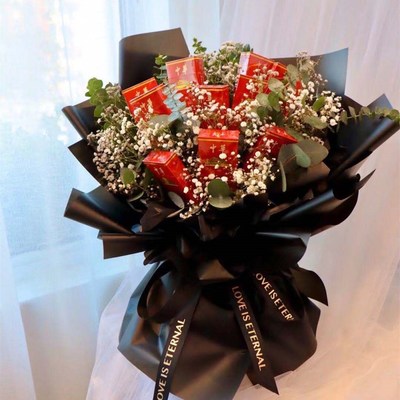 父亲节情人节创意礼盒男生花束无锡鲜花同城速递烟不在内