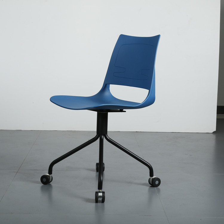 现代办公椅简约白色职员会议椅 创意北欧休闲家用电脑书桌靠背椅