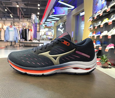 mizuno美津waverider24女款款缓冲跑鞋j1gd200343跑步鞋