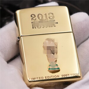 zippo 204b/168盔甲纯铜 世界杯 定制版