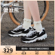 Skechers斯凯奇蕾丝熊|夏女鞋熊猫鞋经典老爹鞋蕾丝休闲鞋小白鞋
