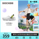 【刘宇同款】Skechers斯凯奇河马泡泡鞋2024年夏季新款洞洞鞋凉鞋