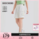 Skechers斯凯奇2024年夏季新品女款吸湿速干工装短裤时尚运动裤子