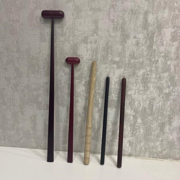 佛教法器钟鼓木鱼配件锤子钟锤地钟棒鼓棒鼓锤实木棒槌单支价格