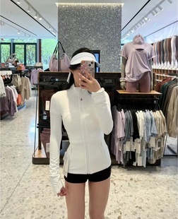 lulu家  Define Jacket立领瑜伽服修身休闲夹克女nuon外套运动上