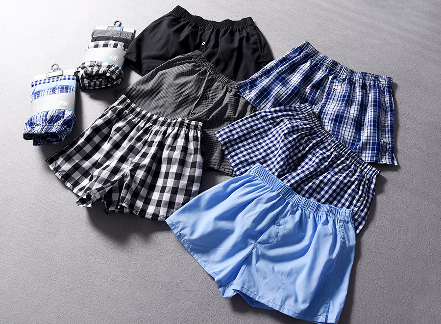 优惠券后24.9元,英国单健康舒适宽松四角短裤平角内裤阿罗裤子3条装春