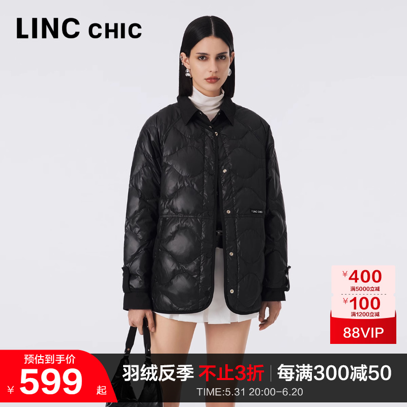 LINCCHIC金羽杰短款轻薄羽绒