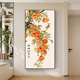 竖版大幅柿柿如意DIY数字油画新中式客厅玄关装饰画寓意好 柿子