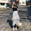 Sun Da Xin Chiffon Wave Multi-level Cake skirt Medium and long term skirt 2019 Paige Show thin Sun Da Xin Chiffon Wave Multi-level Cake skirt Medium and long term skirt 2019 Paige Show thin