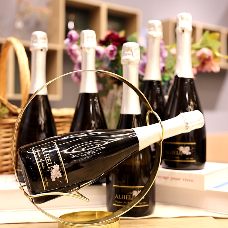 浪漫之花莫斯卡托无醇白气泡气泡750ml整箱起泡及香槟葡萄酒