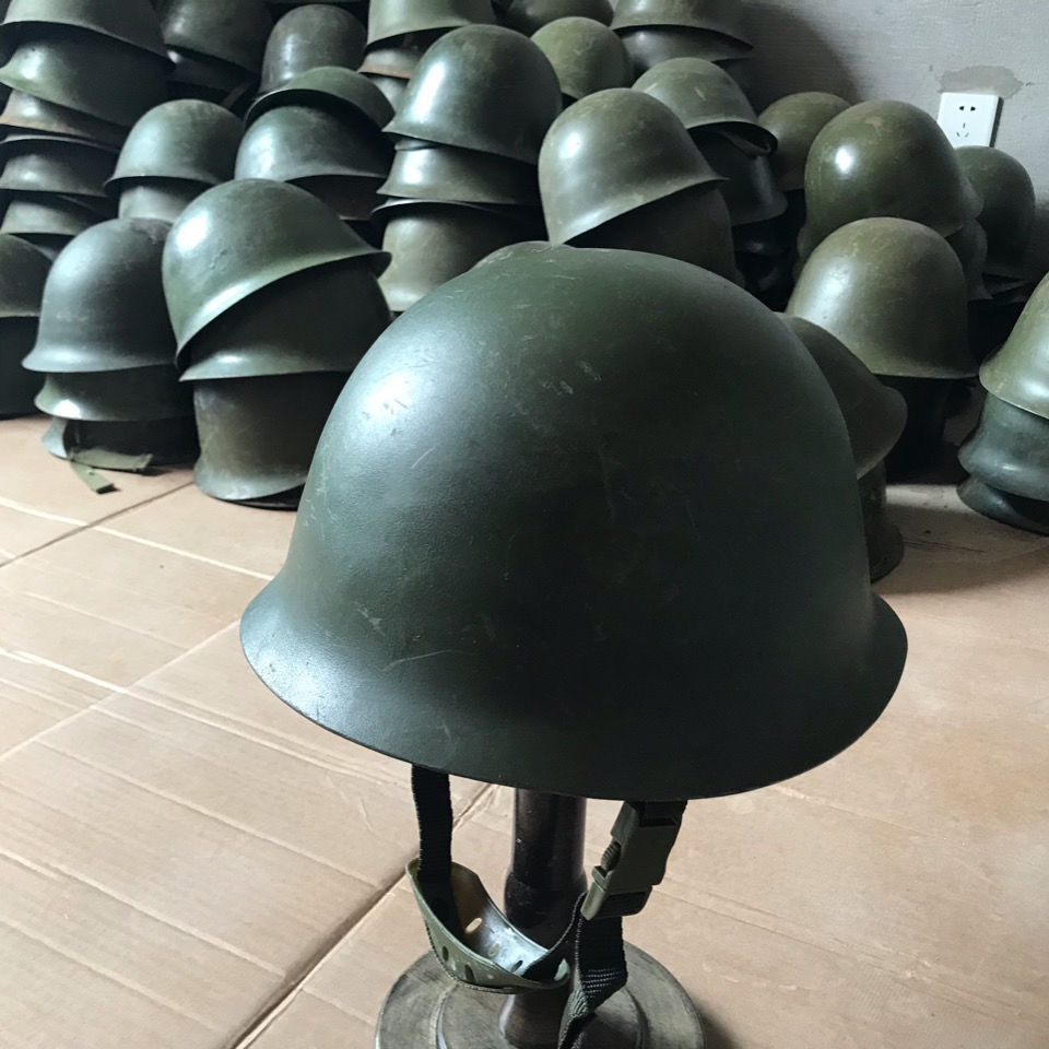 二手gk80钢盔战术收藏骑行防护安全全钢头盔户外男女工地盔帽