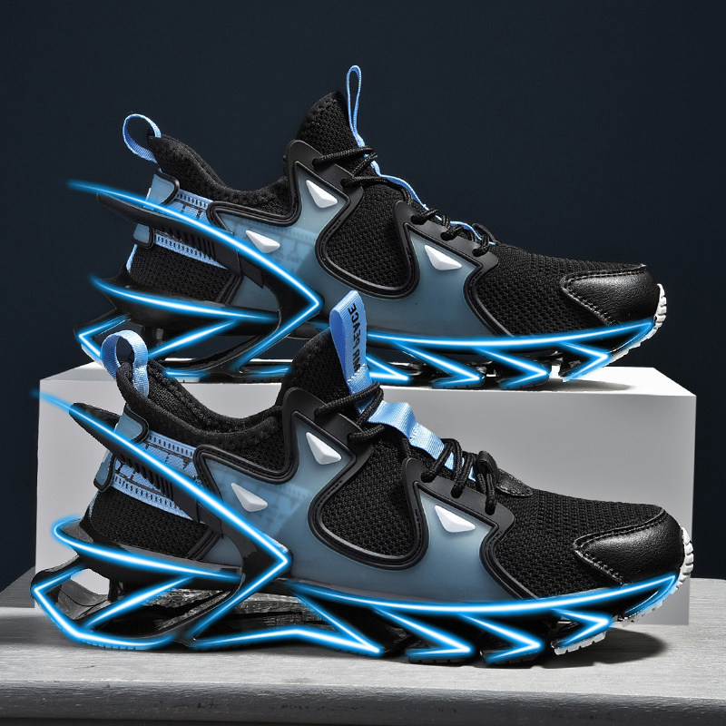 鸿星尔克刀锋鞋男官方系列奇弹跑鞋加绒青少年银魂联名减震运动鞋